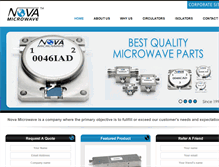 Tablet Screenshot of novamicro.com